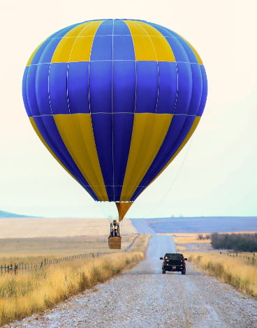 Sapphire Sunrise Hot Air Balloon